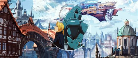 Fullmetal Alchemist Wallpaper 4K, Alphonse Elric, Edward Elric