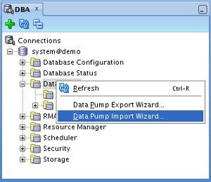 Image result for Oracle Impdp SQL Developer