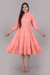 navya clothes Women Balloon/Bubble Light Blue Dress - Buy navya clothes ...
