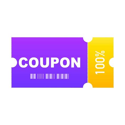 Discount coupon ready to use promo code vector illustration | Premium ...
