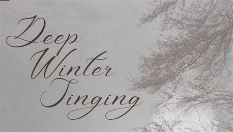 Deep Winter Singing, Miserden Village Hall, Stroud, 21 January 2024 ...