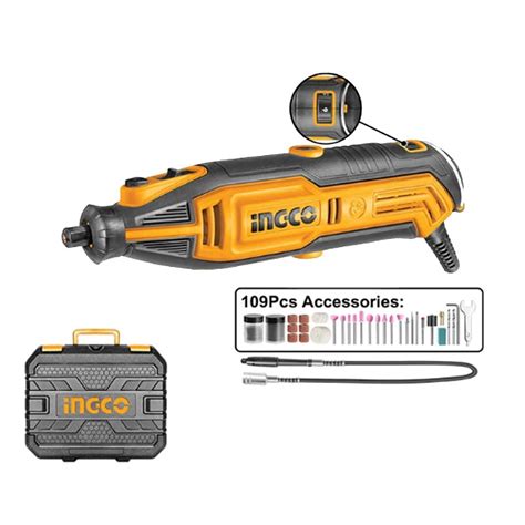 Ingco MG13328 130W Mini Die Grinder Kit with 109 Accessories – Rotary ...