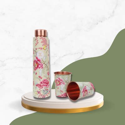 Buy 100% Pure Copper Water Bottles Online | Mercape India