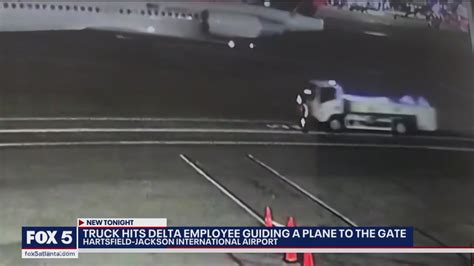 Truck hits Delta employee on Atlanta airport ramp | FOX 5 Atlanta
