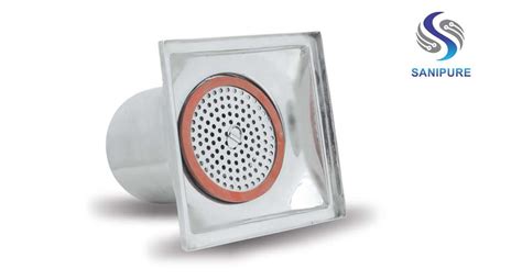 Stainless Steel Floor Drain Traps - Sanipure Water Systems, Mumbai, India