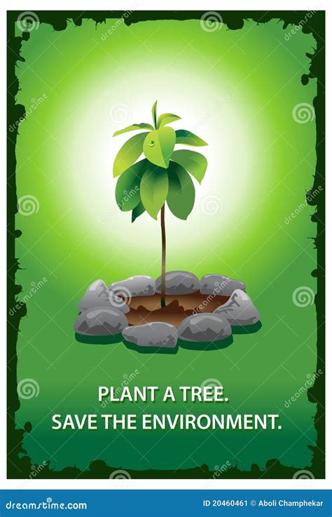 A poster for awareness to save the environment by planting a tree | Tree plantation, Trees to ...