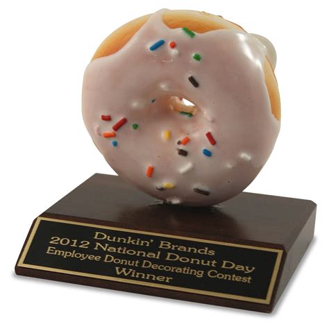 Sprinkle Donut Trophy Doughnut Trophy Police Trophy Funny Police Awards ...