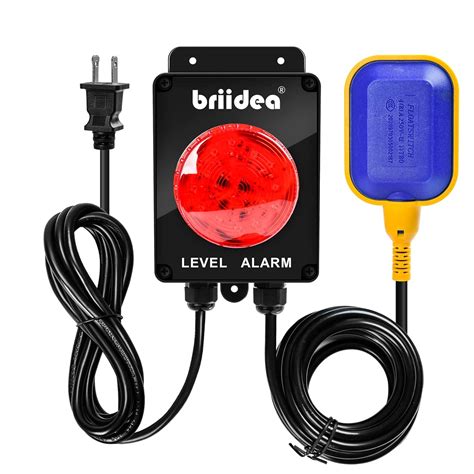 Sump Pump Alarm, Briidea Indoor/Outdoor High Water Septic Tank Alarm ...