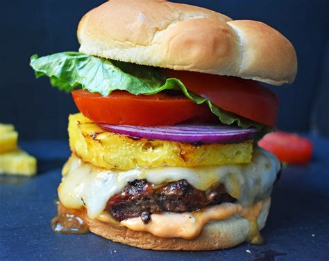 Sweet and Spicy Hawaiian Burger – Modern Honey