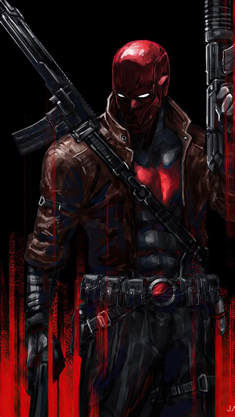 Red Hood, DC Comics, Anti Hero, Comics, Gun HD Phone Wallpaper | Rare ...