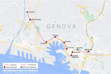 Genoa Metro Map – Genoa Metro Route Map 2024, Metro Lines, Stations – BKXR