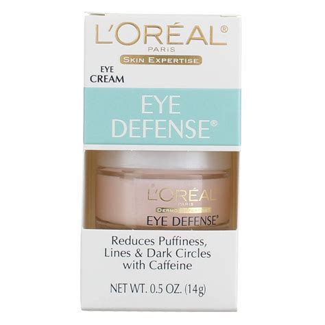 L'Oreal Paris Eye Defense Cream Gel, Reduces Puffiness, Wrinkles, Dark ...