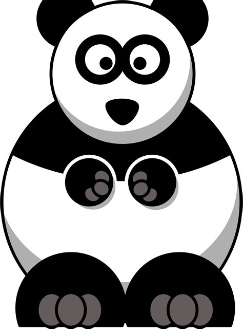Clipart - Cartoon Panda