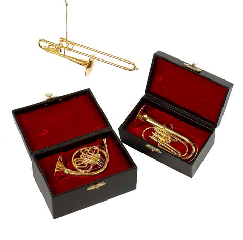 Trombone, French Horn & Trumpet Ornaments | Brass Family Instruments ...