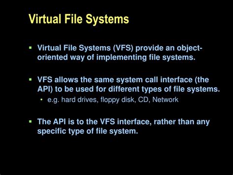 Image result for Virtual File System Interface