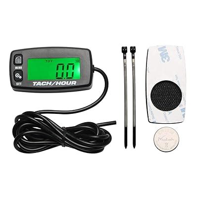 Backlit Upgraded Tach Maintenance RPM Hour Meter India | Ubuy