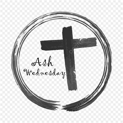 Ash Wednesday Cross Vector PNG Images, Ash Wednesday Illustration ...