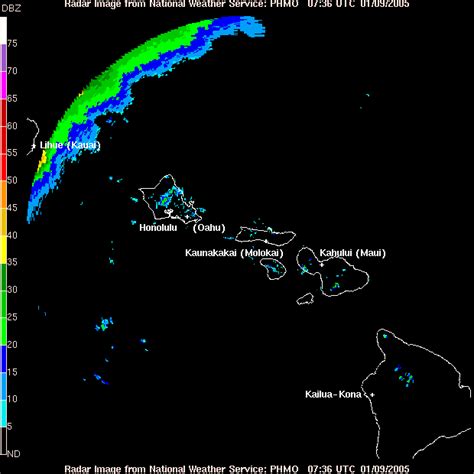 Jan 8-9, 2005 Severe Storms on Kauai and Oahu