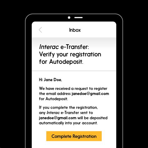 Image result for Receiving Interac e-Transfer Message Box