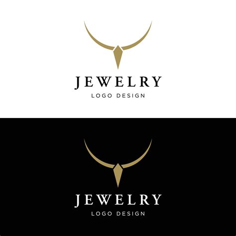 Luxury vintage jewelry logo template design with creative idea with abstract ring shape. Logo ...