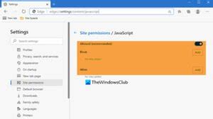 Image result for How to Disable JavaScript Windows 1.0