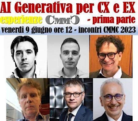 “AI Generativa per CX e EX" - prima parte, June 9 2023 | Online Event ...