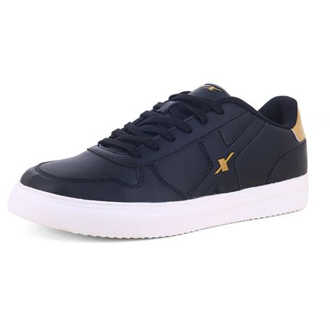 Sparx Black Golden Sneakers for Men SM-9065 | Stylish Sneakers Online ...