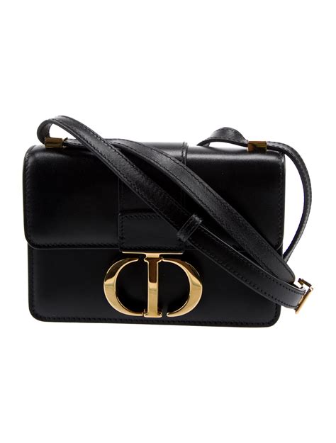 Christian Dior 2021 Micro 30 Montaigne Crossbody Bag - Black Crossbody ...