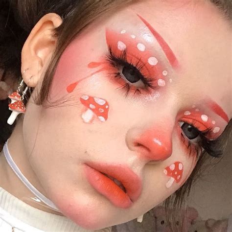 cute mushroom makeup