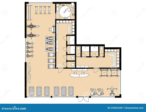 Fitness Center Floor Plan