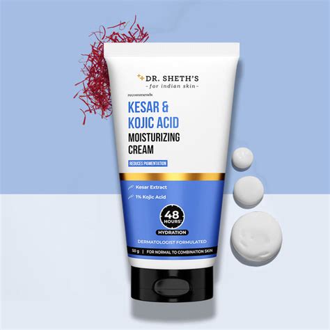 Kesar & Kojic Acid Moisturizing Cream - 50g – Dr Sheth's