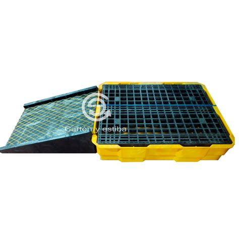 RAMPA DE 26 CM PARA ESTIBA PLÁSTICA ANTIDERRAME - Cartón y Estiba