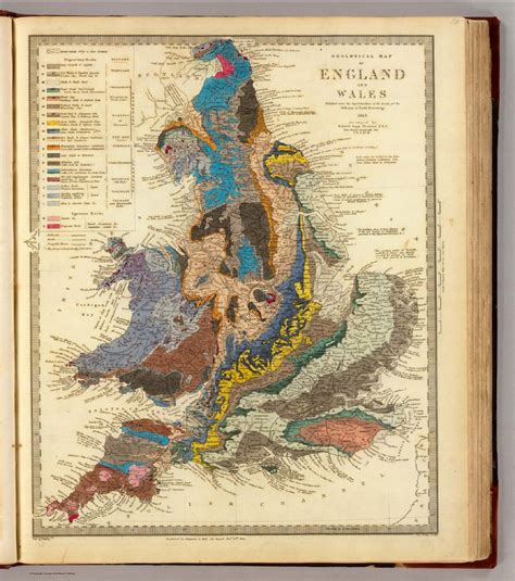 "The Map that changed the world"(1815) - William Smith. First geological map of a country. | Old ...