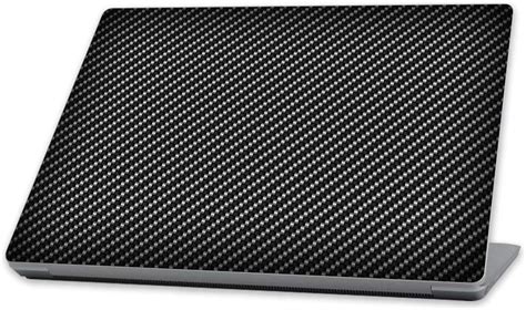 tuf-kote® Vinyl Laptop Skin Sticker, Black 3D Carbon Fiber Design 11.5 ...
