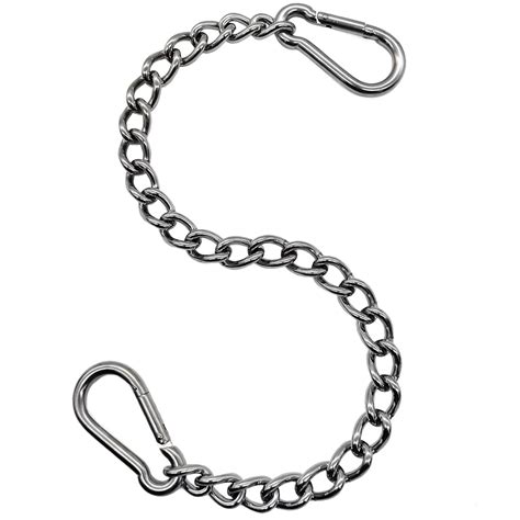 Hanging Chair Chain Carabiners Set - Stainless Steel Porch Swing Chains ...