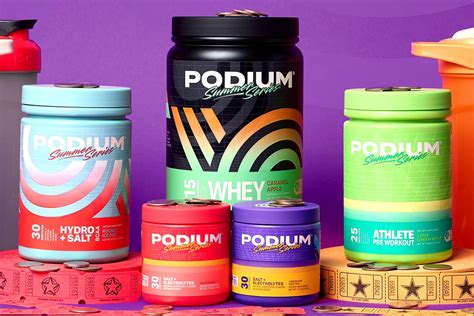 Podium Nutrition's limited edition five-product Summer Series