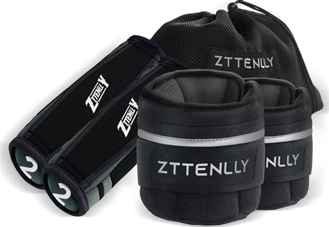Amazon.com: Adjustable Ankle Weights Pair 5 lb (2.5 lb Each) & Hand ...