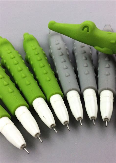 Get Set of 2 Crocodile-Shaped Gel Pens at ₹ 199 | LBB Shop