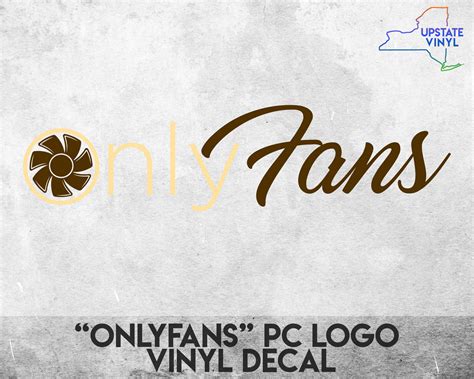 Onlyfans Custom PC Logo Vinyl Decal Sticker - Etsy Finland