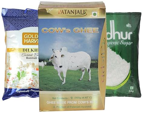 Big Bazaar Combo - Madhur Pure Sugar, 5kg + Golden Harvest Basmati Rice ...
