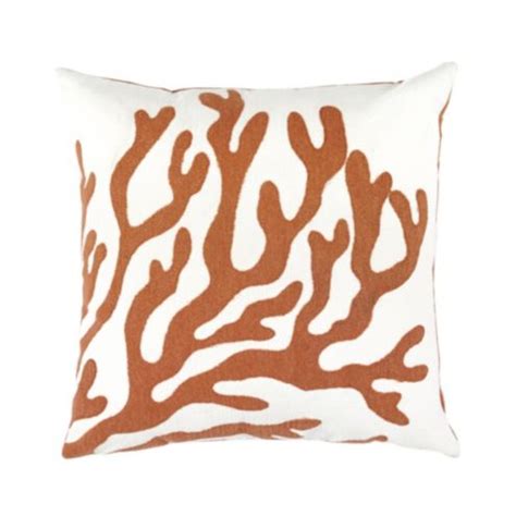 Coral Branch Indoor/Outdoor Pillow | Ballard Designs