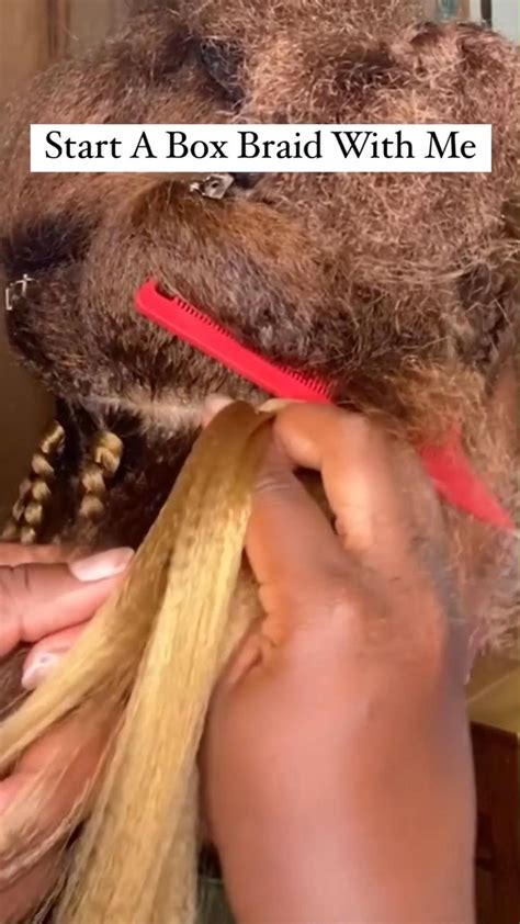 Image result for How to Box Braid Step by Step