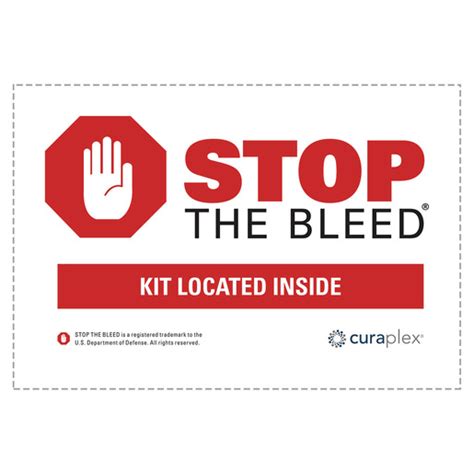 Curaplex® Stop the Bleed® Sticker Kit | Bound Tree