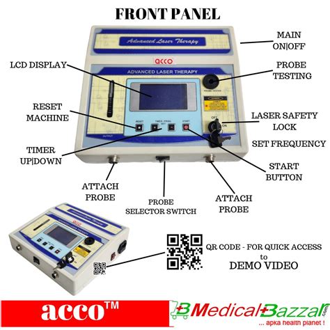 acco Advance Laser Therapy Unit (Hot & Cold) with 2 Probes – MedicalBazzar