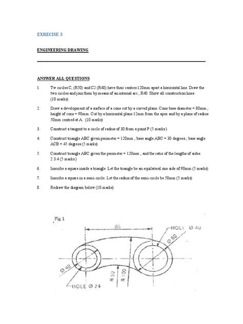 Engineering Drawing Exercises 的图像结果