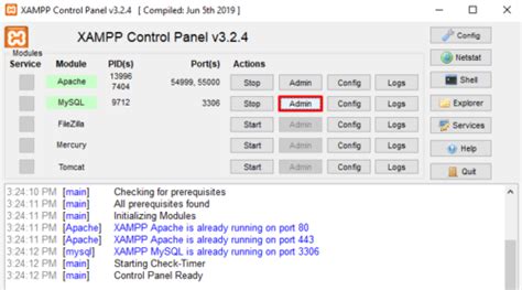 Image result for Using Password No MySQL Xampp PMA 'Localhost