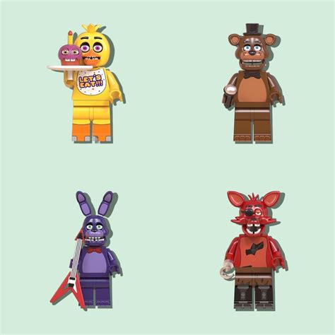 Five Nights at Freddys Lego Minifigures - Etsy UK