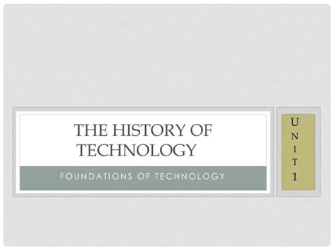 Image result for Lecture History of Technology