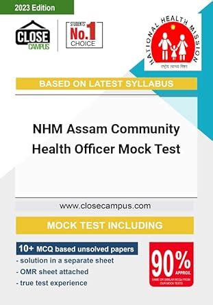 Buy NHM Assam Community Health Officer Mock Test-English Medium Book ...