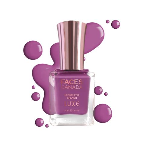 Buy FACES CANADA Ultime Pro Splash Luxe Nail Enamel - Purple Punch (L51 ...
